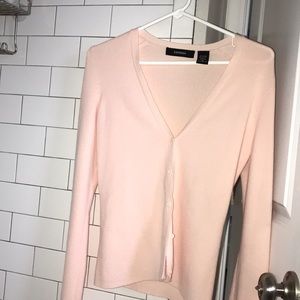 Pastel Pink Button Up Cardigan Vintage